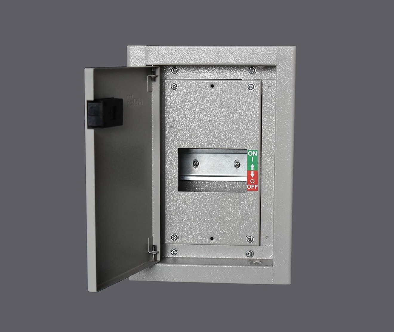Flush Type Double Door Vertical TPN Distribution Board - Carbon Coated