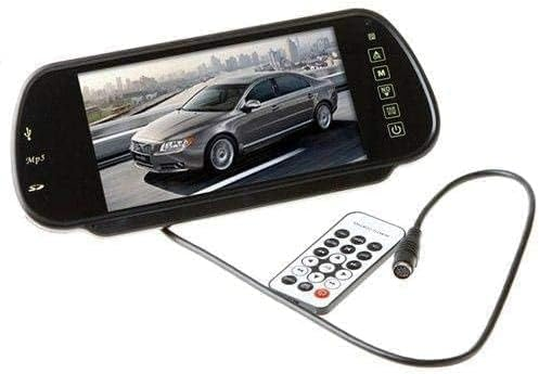 7 inch Color TFT LCD Car Rearview Monitor supports USB, SD with Remote Built-in Bluetooth