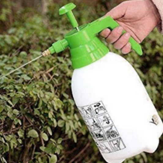 Handheld 2 Ltr Pressure Spray Bottle with Adjustable Nozzle Sprayer