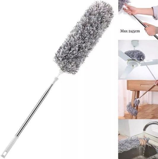 Microfiber Duster Extra Long Telescopic Pole Scratch Cleaner