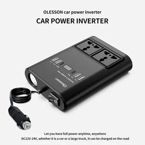 Car Power Inverter 150 Watts DC 12V To AC 220V Converter for Car and Home