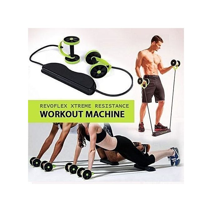 Gym Roller Revoflex Xtreme Home Total Body Fitness Abs Trainer Roller