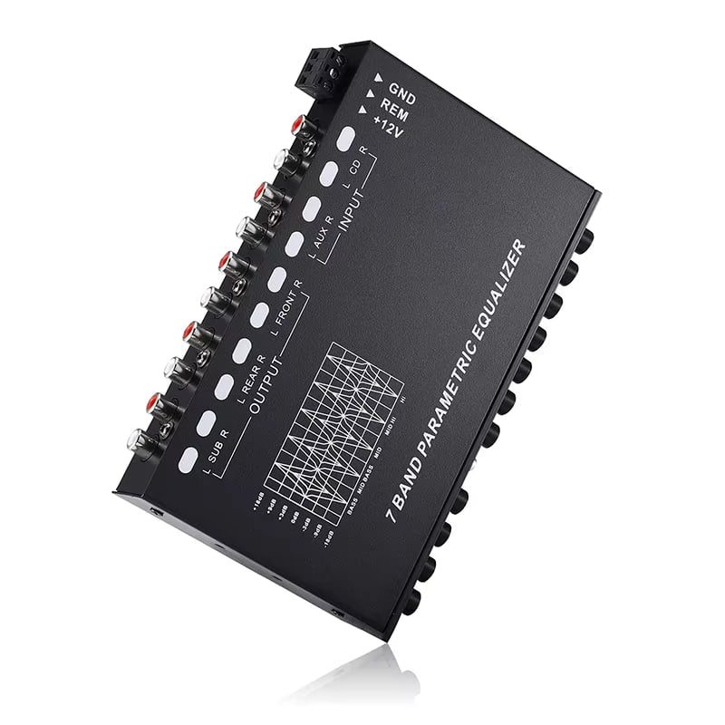 Professional 7 Band Car Audio Tuning Amplifier Parametric Equalizer