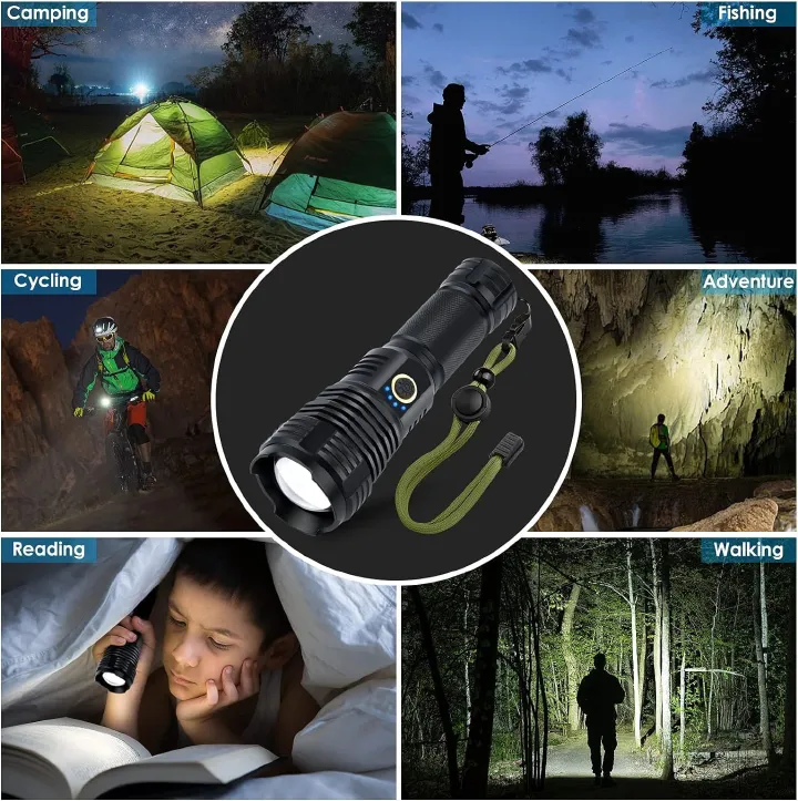 Rechargeable High Lumens LED Super Bright Waterproof Spotlight Floodlight