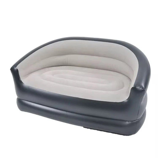 Inflatable 2 Seater Sofa Couch with Comfort Flocked Surface