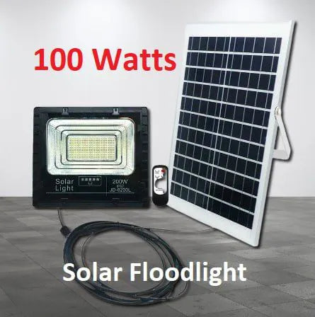 Solar Flood Light with remote 60W-1000W - Dusk To Dawn Security Lighting