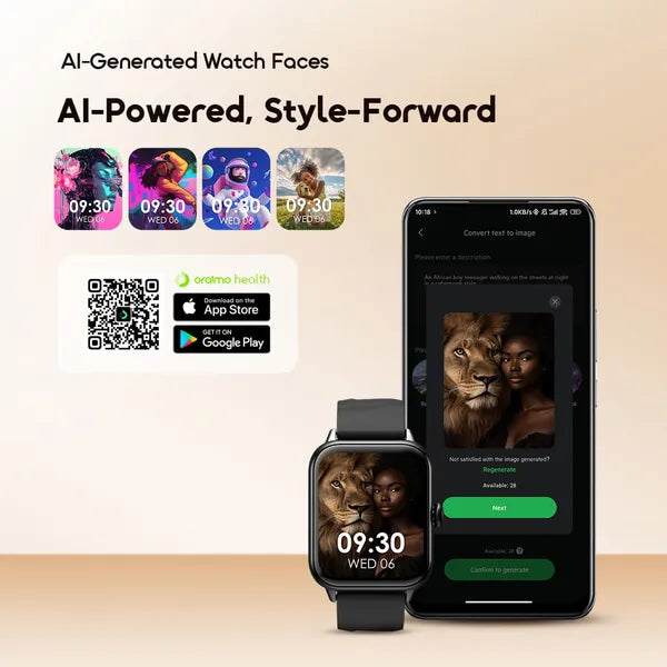oraimo Watch 6 Nano 1.52" TFT Full Touch Smart Watch