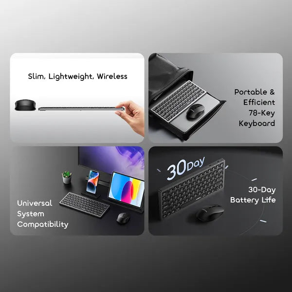 oraimo NimbleType Wireless Keyboard Mouse Kit