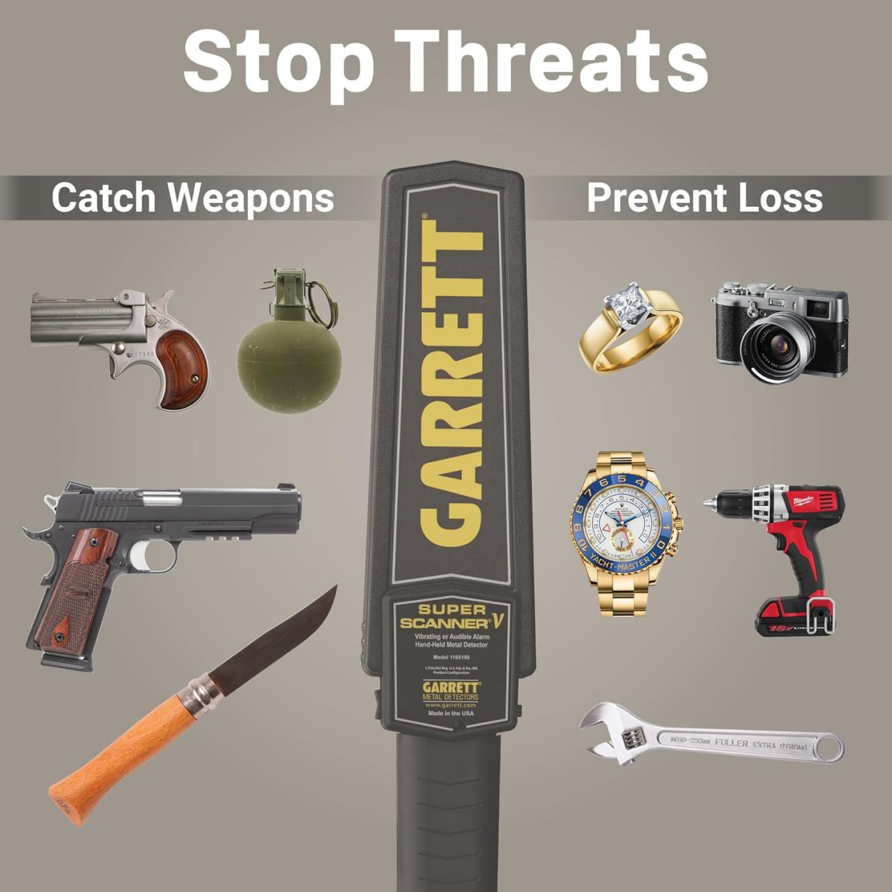 Garrett Super Scanner V Hand Held Metal Detector
