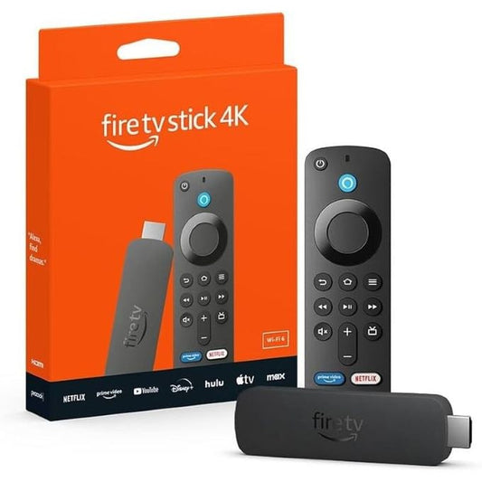 Amazon Fire TV Stick - Supports Wi-Fi 6, Alexa Voice, Remote (includes TV controls)