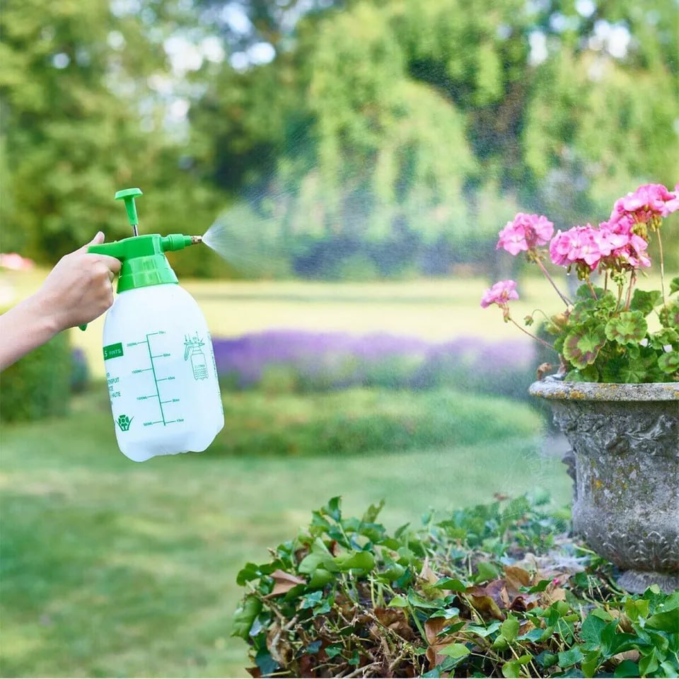 Garden Pressure Weed Spray Bottle Hand Pump Water Plant Sprayer