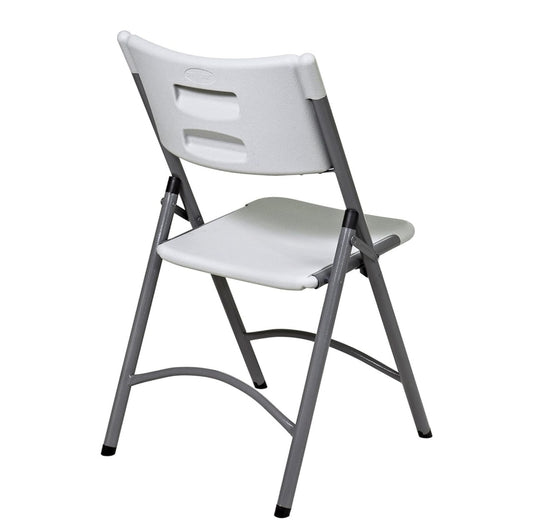 Home and Office Star Multi-Purpose Sqaured Folding Chair with Grey Accents