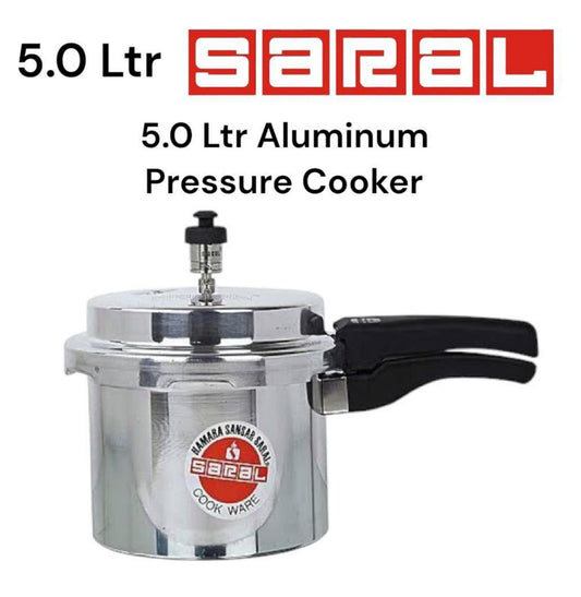 Alminium Saral / Signature Heavy Pressure Cooker with Explosion Proof+ & Safety Valve