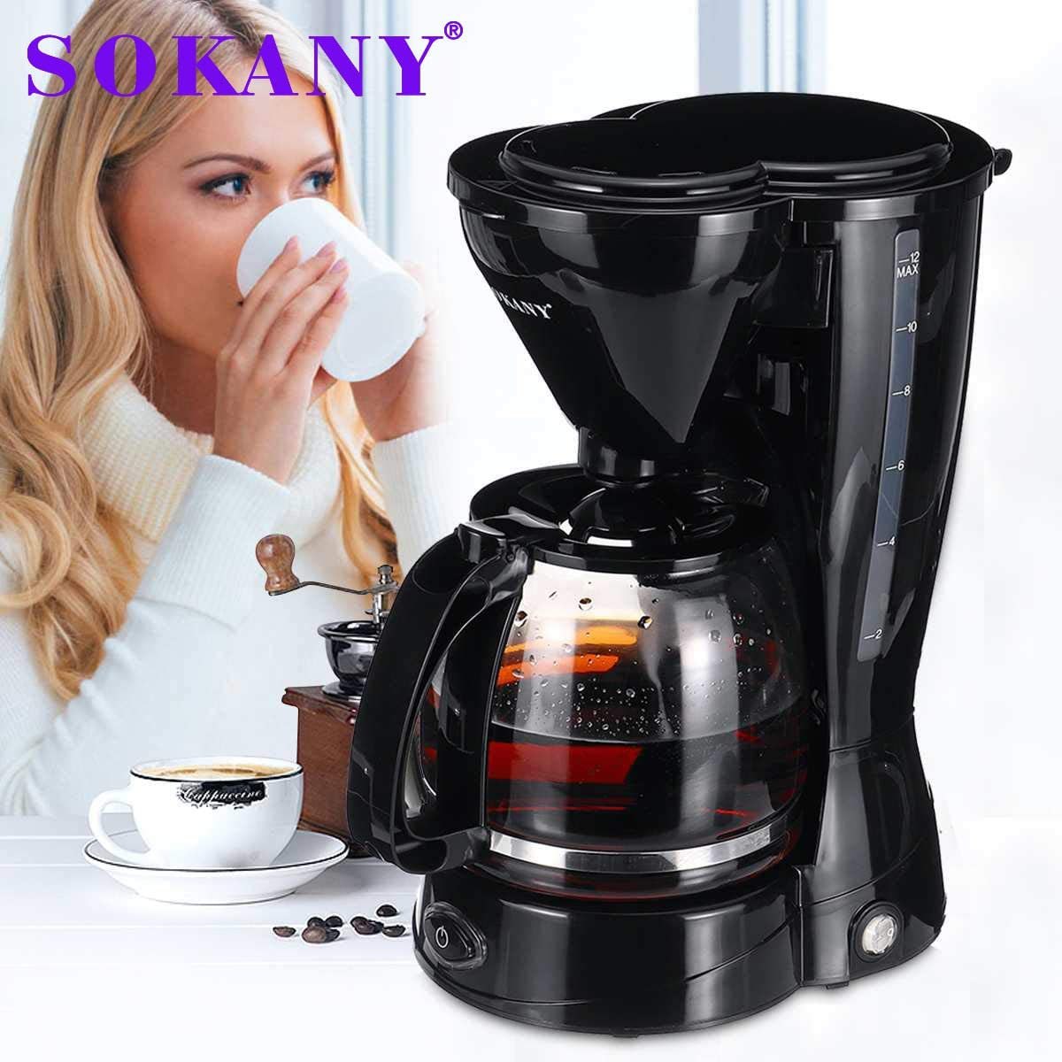 Sokany Coffee Maker - 1.5 L,12 Cups, Coffee Machine