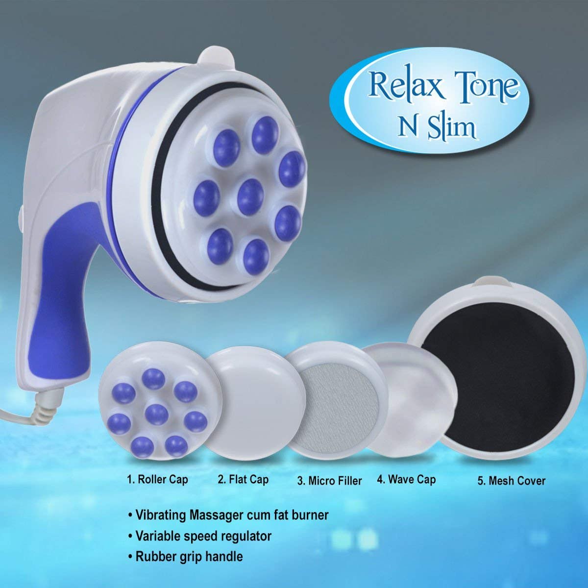 Relax Spin Tone Corded Electric Body Massager with Weight Loss Functions