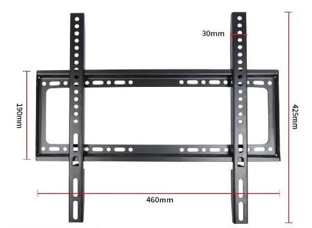 Flat Panel Tilt Mount Wall Bracket for 32 Inch - 65 Inch TVs