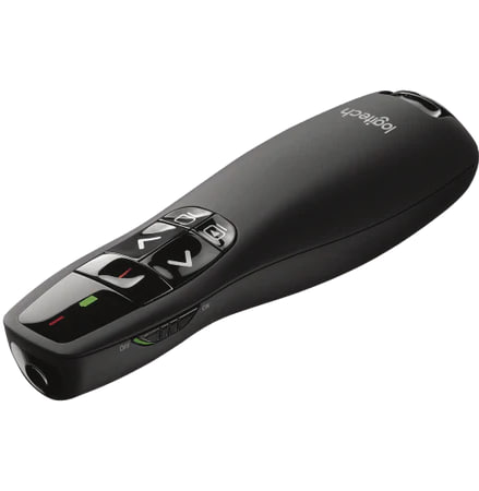 Logitech R400 Laser Presentation Remote For Basic Slide Navigation Pointer