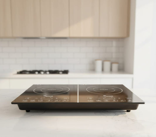 Ramtons Double Plate Energy Saving Induction Cooker with 1 Year Warranty