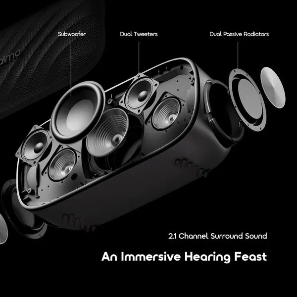 oraimo SpaceBox Pro 80W Karaoke - Support Wireless Speaker