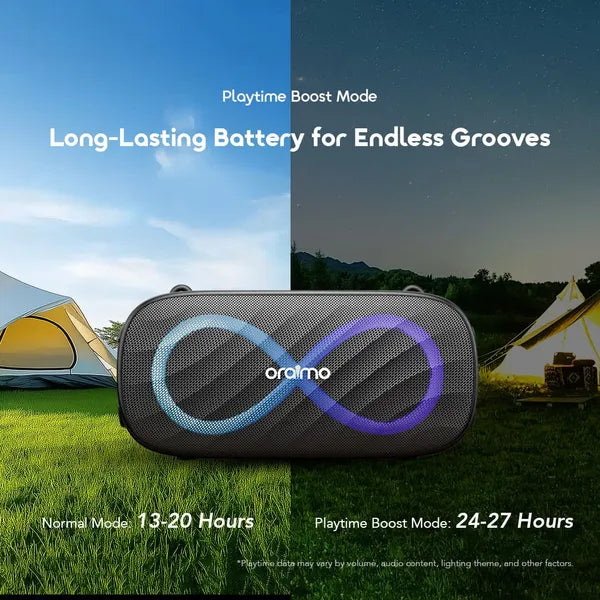 oraimo SpaceBox Pro 80W Karaoke - Support Wireless Speaker
