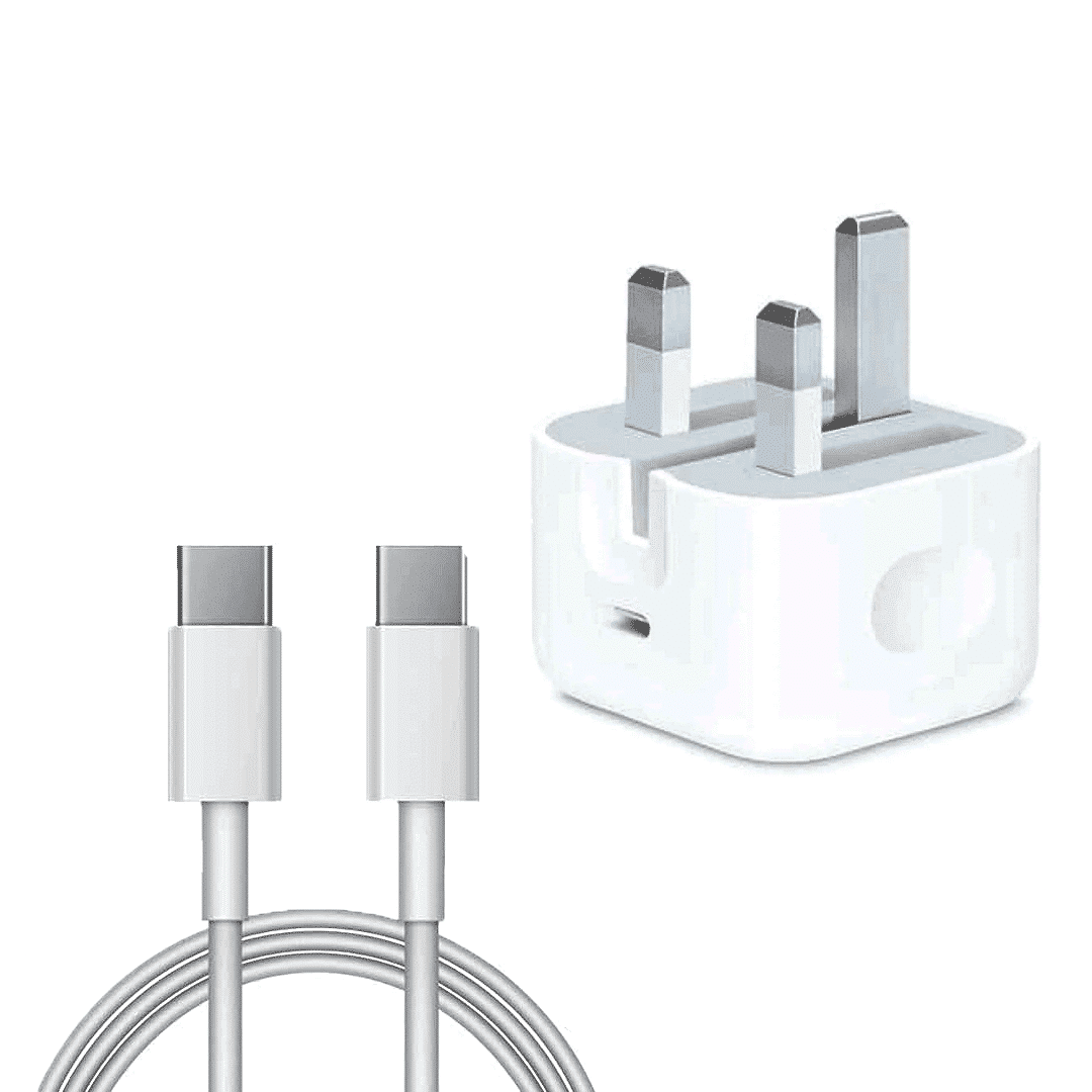 Iphone 15 20W Charger + C to C Cable