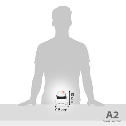 A2 Solar Led Rechargeable Emergency Light, for Home Garden and Outdoor