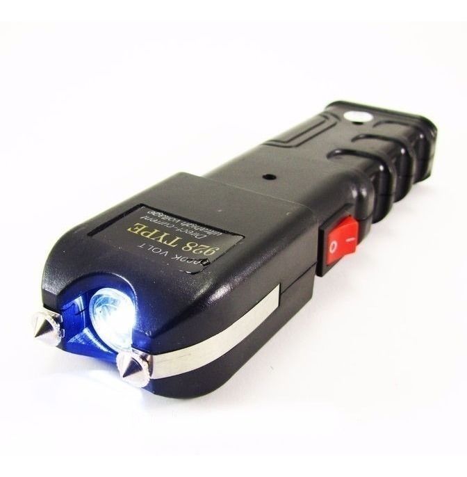 Heavy Duty Rechargeable Stun Gun / Teaser with LED Flashlight for Self Protection