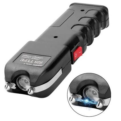 Heavy Duty Rechargeable Stun Gun / Teaser with LED Flashlight for Self Protection