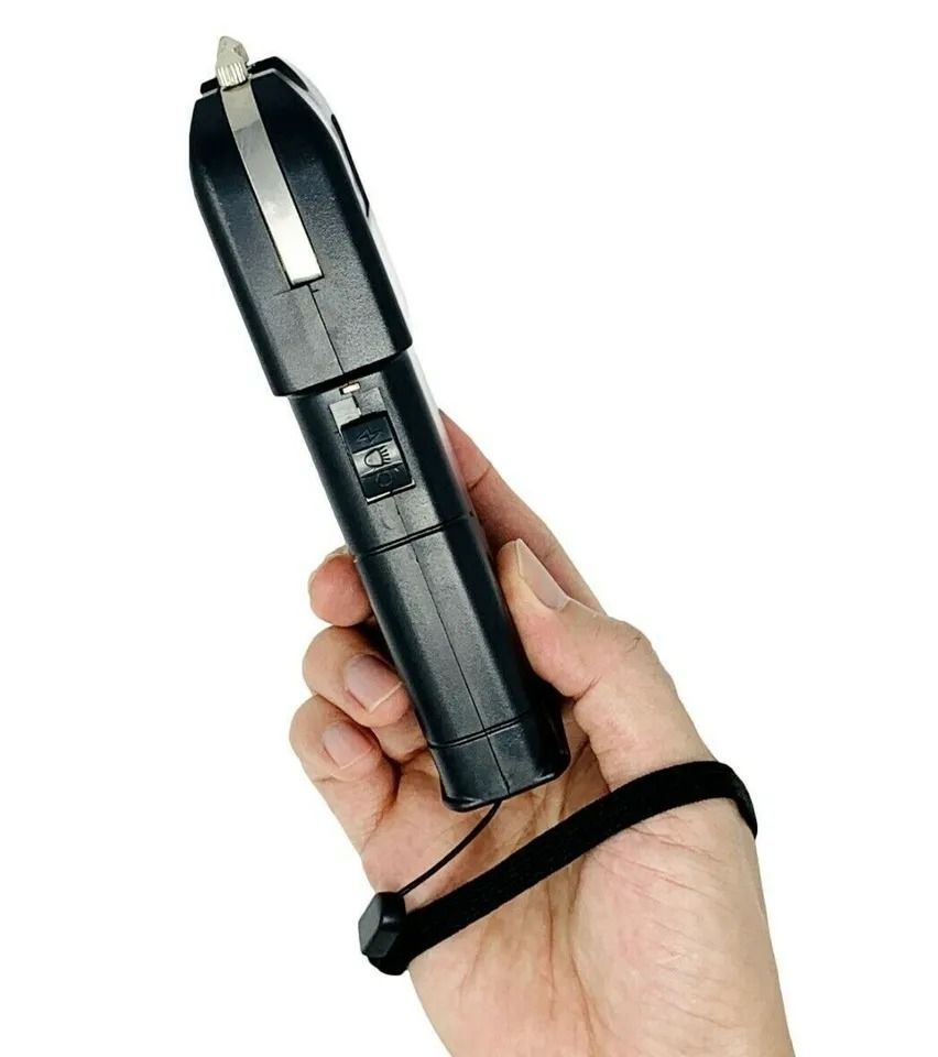 Heavy Duty Rechargeable Stun Gun / Teaser with LED Flashlight for Self Protection