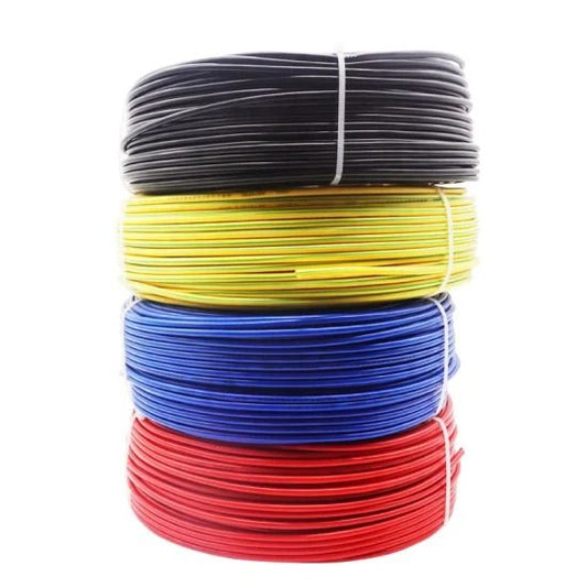 Imported 90-Mtrs Single Core Copper Electric Wire Cable Roll - Voltage 450/750V