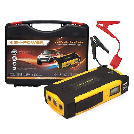 Combo Pack of 2 High Power 12V Portable Midi Jump Starter | Car Jumper Kit / Booster| Tyre Inflator Pump