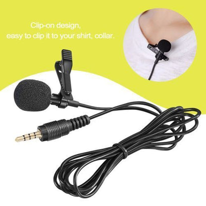 Omnidirectional Lavalier Clip-Microphone Recording