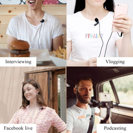 Boya – Omni Directional Lavalier Microphone for Interviews and Public Events