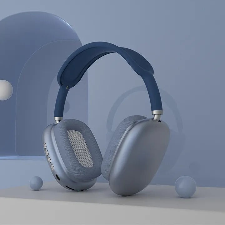 P9 Air Max Wireless Bluetooth Headphones with Noise Reduction and Microphone + Supports TF Card