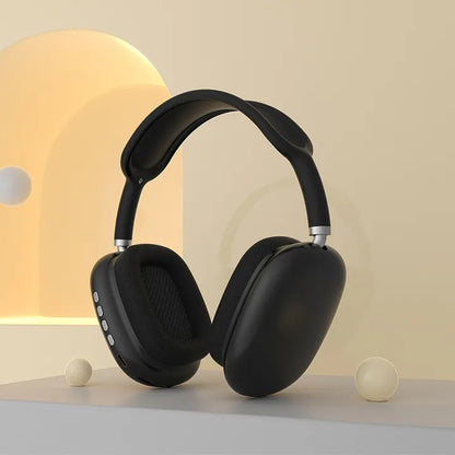 P9 Air Max Wireless Bluetooth Headphones with Noise Reduction and Microphone + Supports TF Card