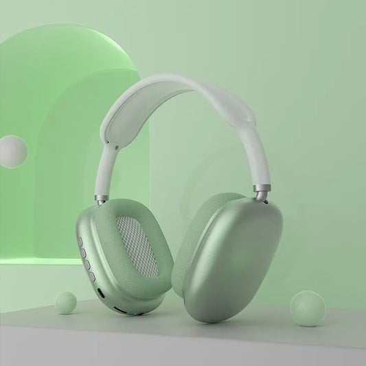 P9 Air Max Wireless Bluetooth Headphones with Noise Reduction and Microphone + Supports TF Card