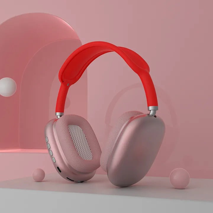 P9 Air Max Wireless Bluetooth Headphones with Noise Reduction and Microphone + Supports TF Card