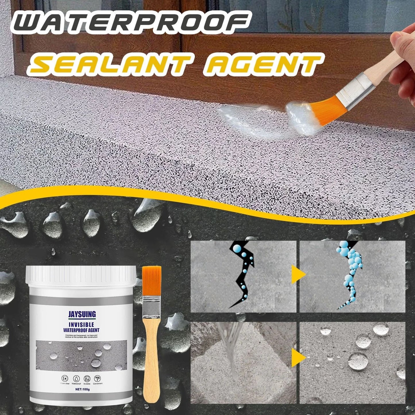Invisible Waterproof Agent Super Strong Anti-Leakage Insulating Sealant