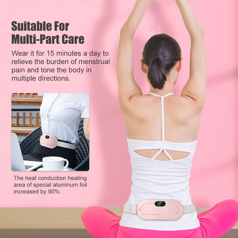 Menstrual Heating Pad Massager Cramp and Pain Relief Massager | Backpain and Stomach Pain For Women and Girl