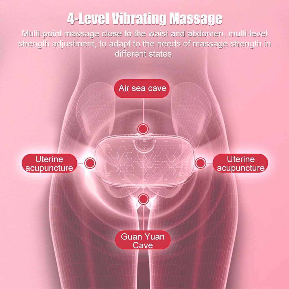Menstrual Heating Pad Massager Cramp and Pain Relief Massager | Backpain and Stomach Pain For Women and Girl