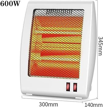 Quartz  2 Settings Room Tube Heater with Tip-Over Switch