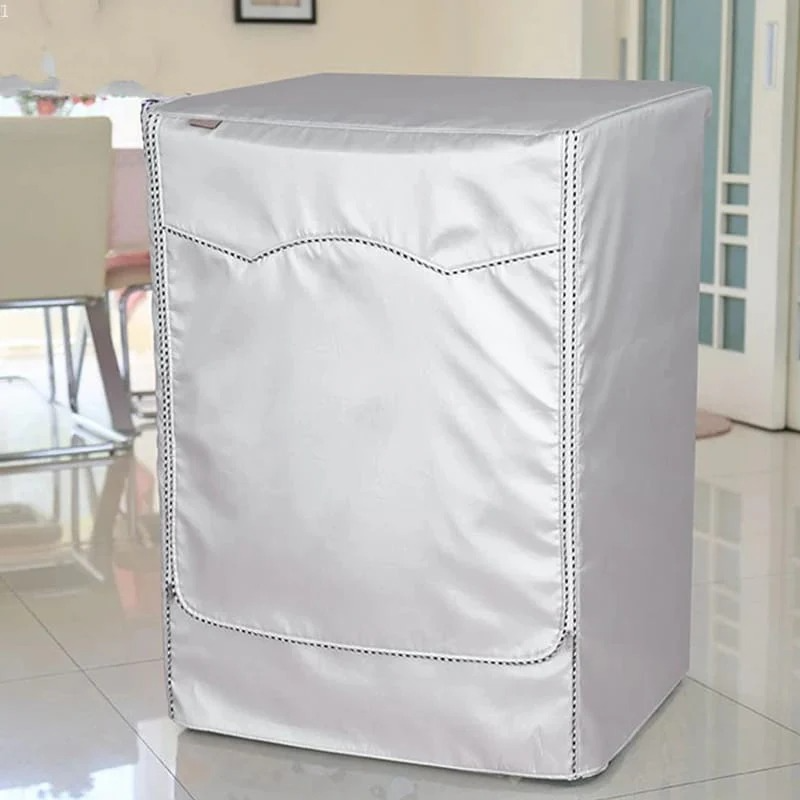Front Load Dust Protection Washing Machine Cover Durable Cover Supports Machine up-to 10KG