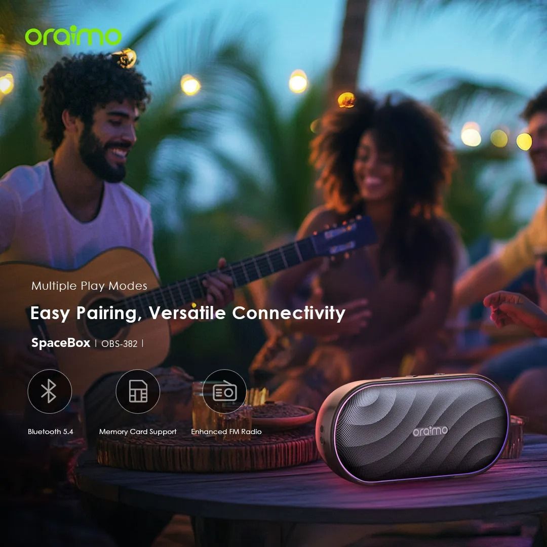 oraimo SpaceBox 8W FM Wireless n Bluetooth Speaker