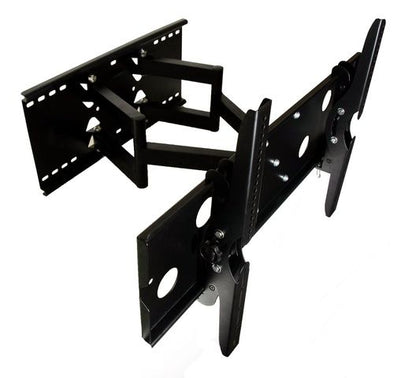 Double Arm Wall Bracket Full Motion Swivel Heavy Duty TV Wall Mount Bracket Supports 32″ to 85″ TVs