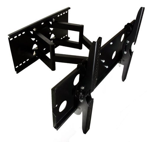 Double Arm Wall Bracket Full Motion Swivel Heavy Duty TV Wall Mount Bracket Supports 32″ to 85″ TVs