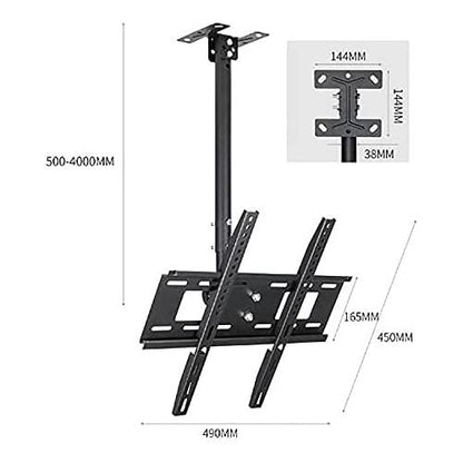 Adjustable Tilting TV Ceiling Mount, Fits Most 32-70 inch TVs, Mount On Vaulted Ceilings