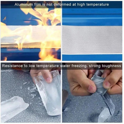 Aluminum Foil Butyl Waterproof Tape Multipair for Roof, Wall, Pipeline & Tank