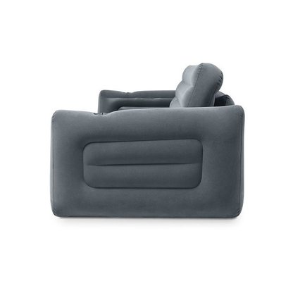3-in-1 Seater Intex Inflatable Pull-Out Sofa Plus Free Pump - Size: 80 X 91 X 26 Feet