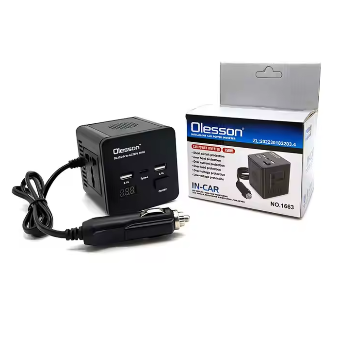 Olesson Car DC to AC Power inverter 150W