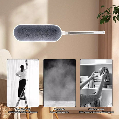 Microfiber Duster Extra Long Telescopic Pole Scratch Cleaner